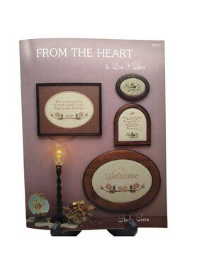 Vintage Cross Stitch Patterns, From the Heart by Bea and Chris, Studio Seven